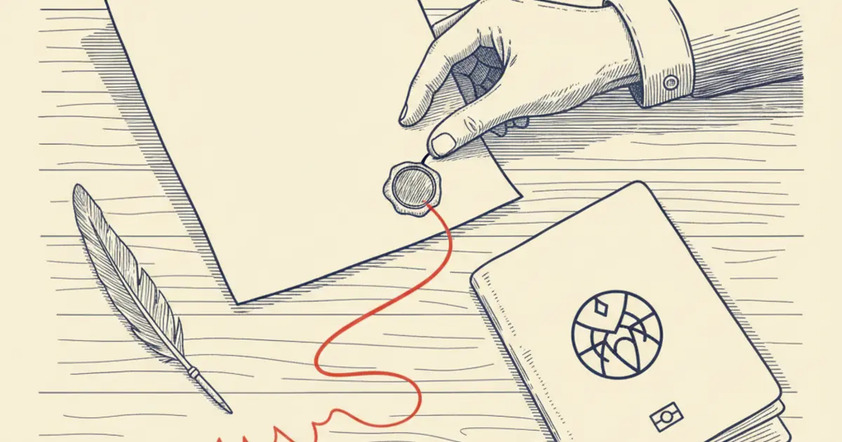 Illustration representing change of name passport applications and supporting documentation reviewed by HM Passport Office