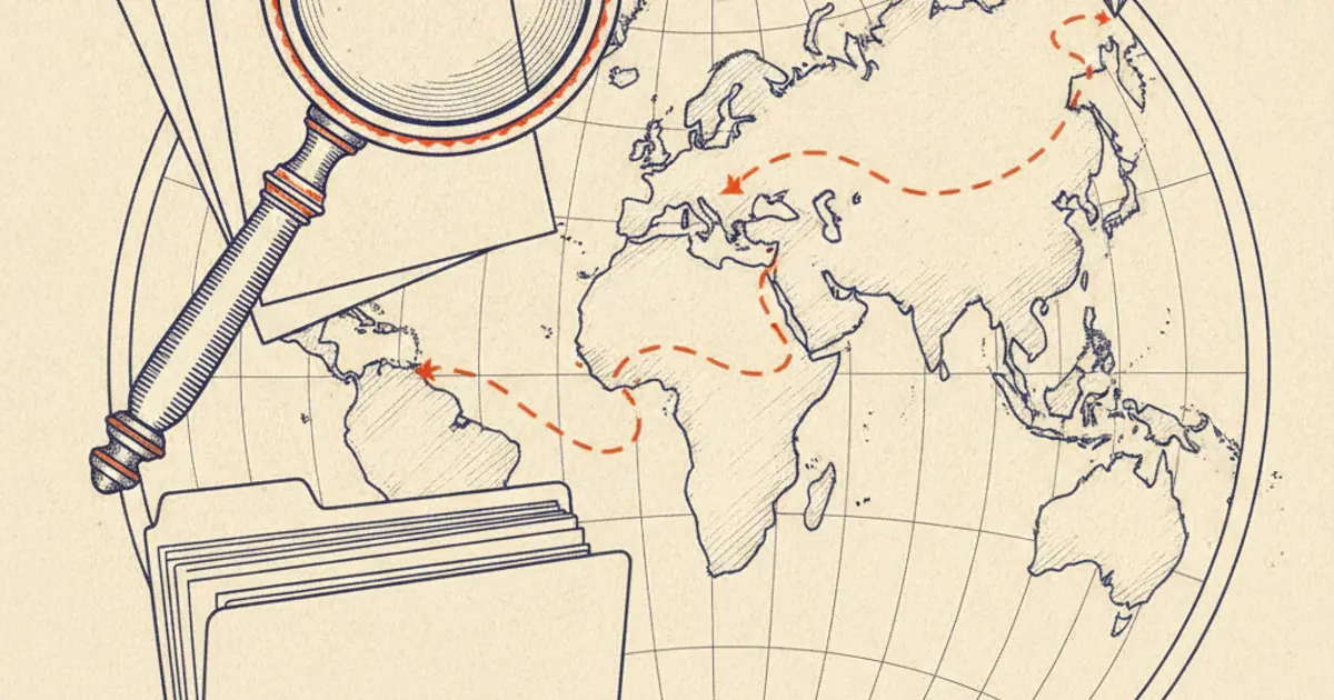 Illustration representing the China country policy and information notes used in UK asylum decision-making