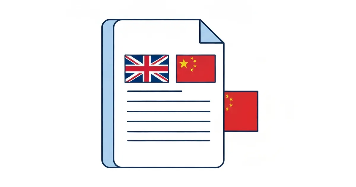 A diagram illustrating the Home Office's China Country Policy and Information Notes, showing a document linking the UK and China.
