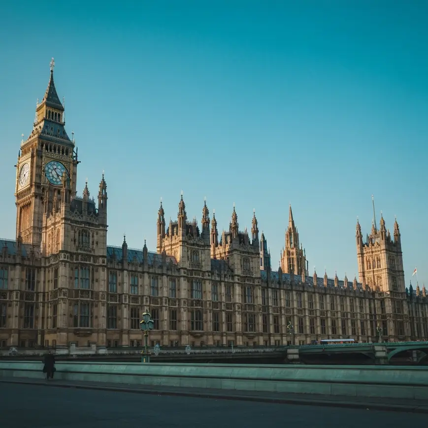 Houses of Parliament Westminster London — Immigration and Asylum Bill second reading 2025