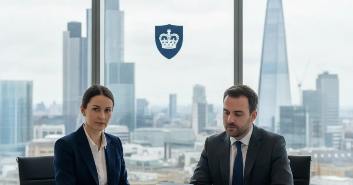 Professionals reviewing Innovator Founder and Scale-up visa endorsing body documentation in a London office