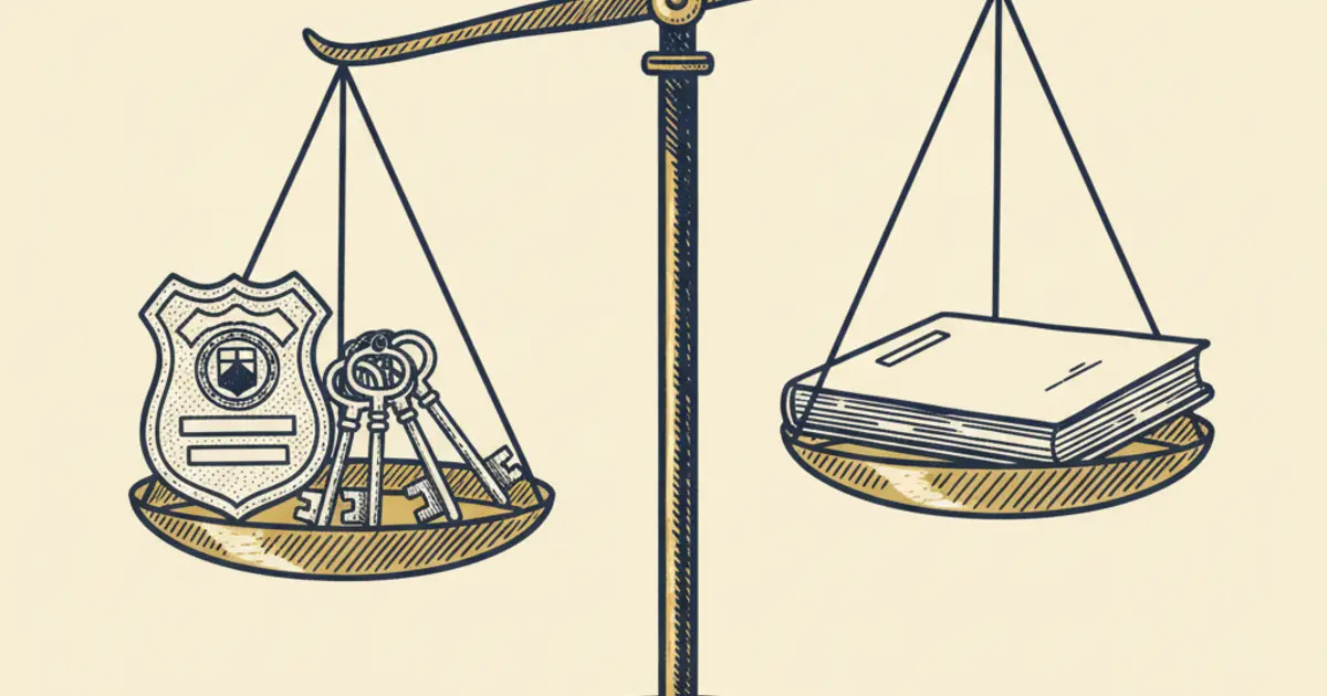 Illustration representing Home Office powers and operational procedure caseworker guidance for immigration enforcement officers