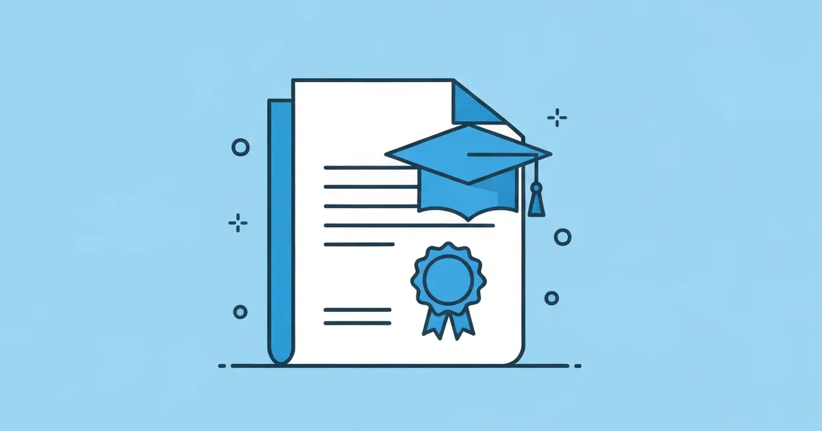 UK Register of Licensed Sponsors for Students document with checklist and academic cap