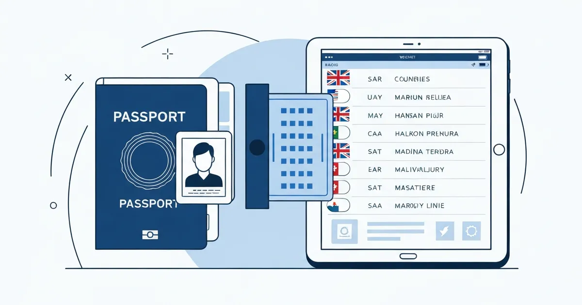 Official UK visa requirements list for carriers showing travel document compliance